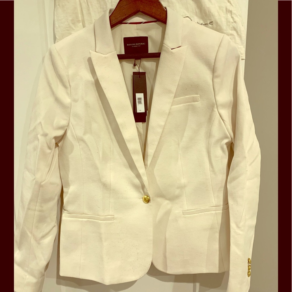 Cream blazer